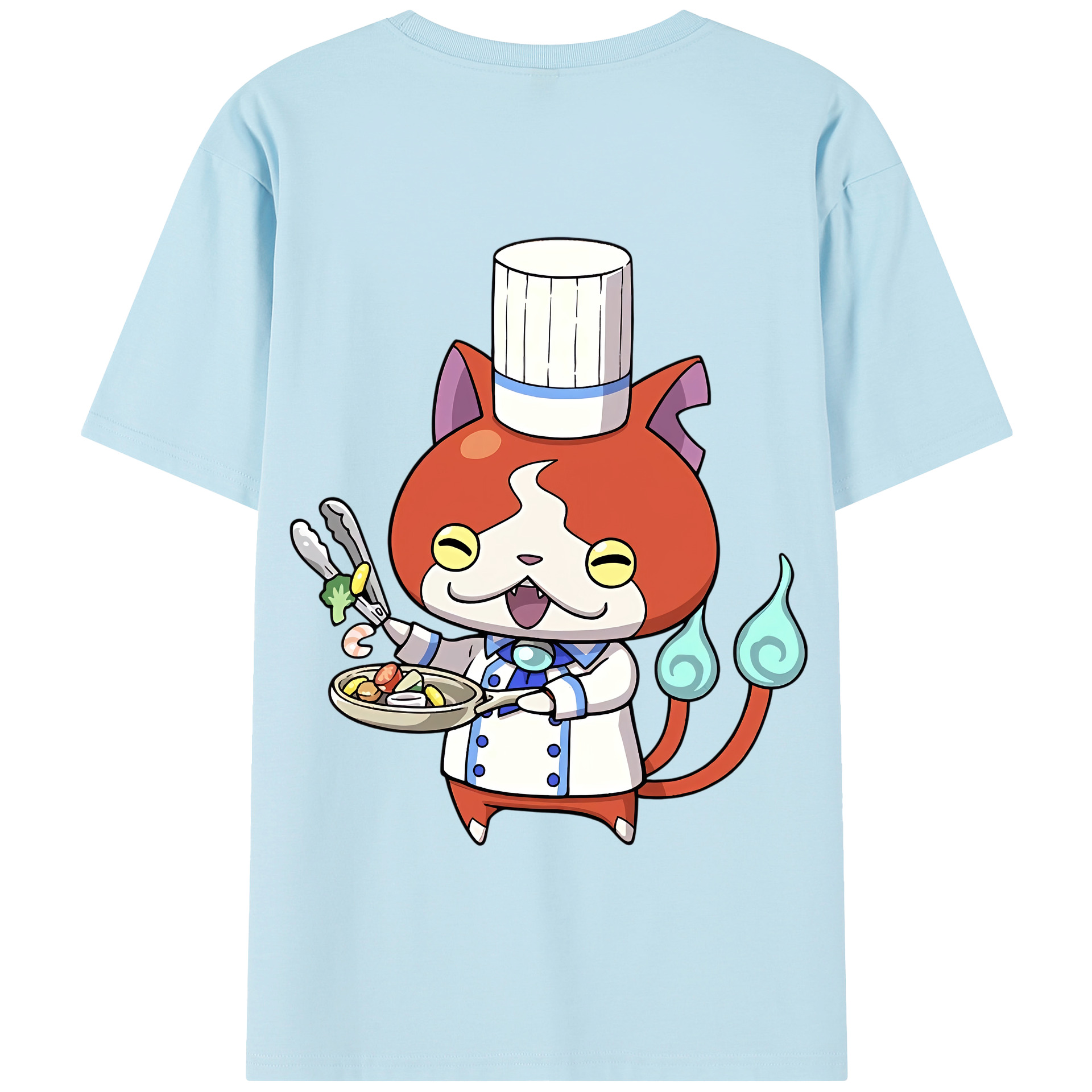 （画像用） 妖怪ウォッチ Yo-kai Watch 綿100％半袖Tシャツ（背面プリント）